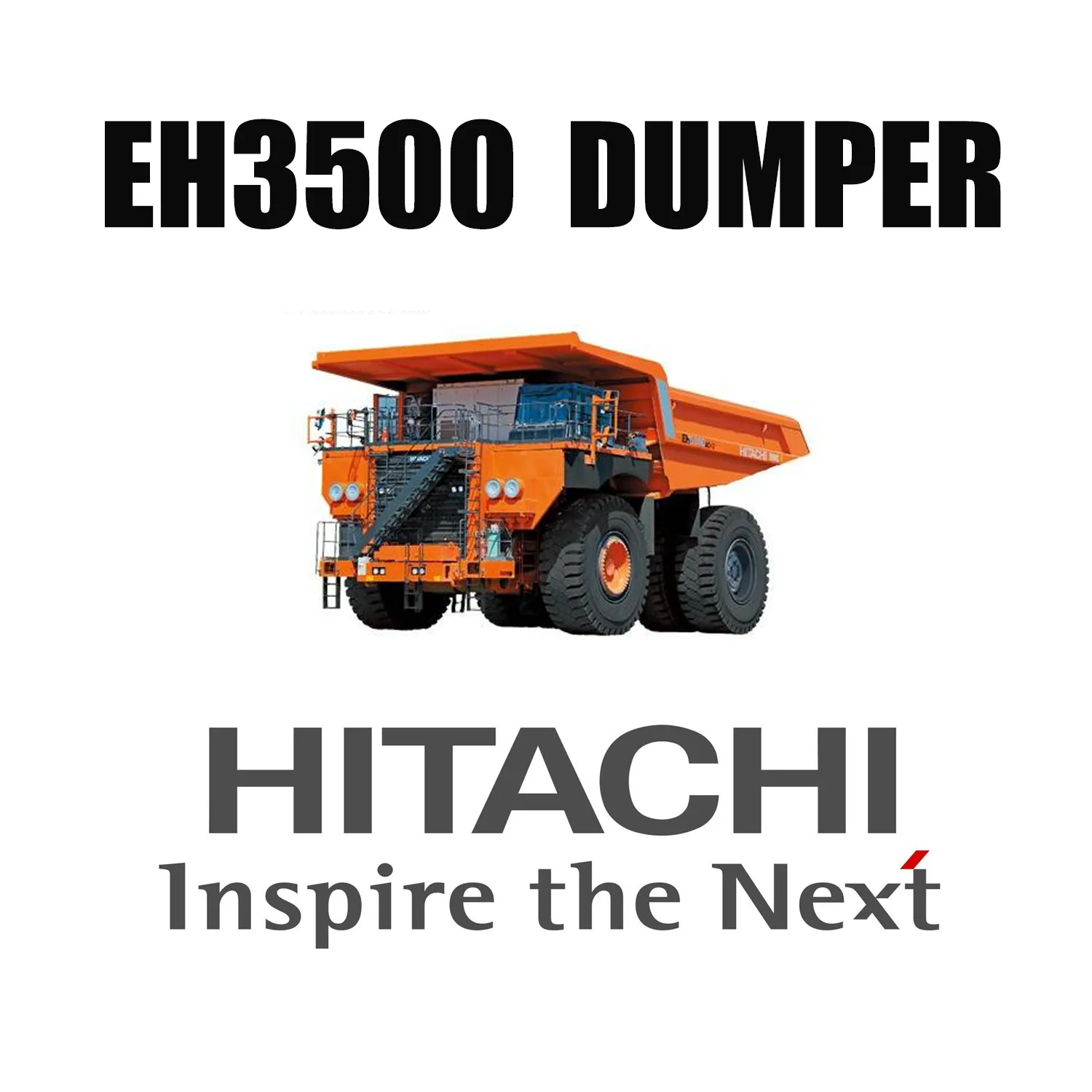 Pneus de camion tout-terrain 37.00R57 équipés de camions de transport HITACHI EH3500