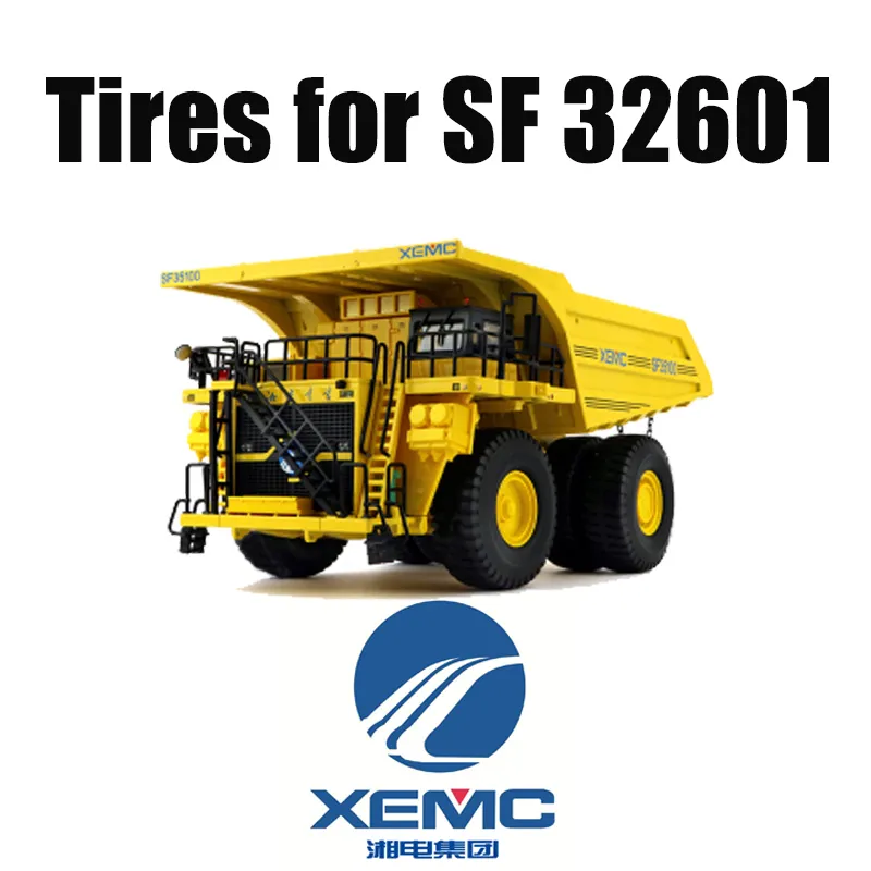 Pneus de terrassement spécialisés 36.00R51 pour camions à benne minière XEMC SF32601