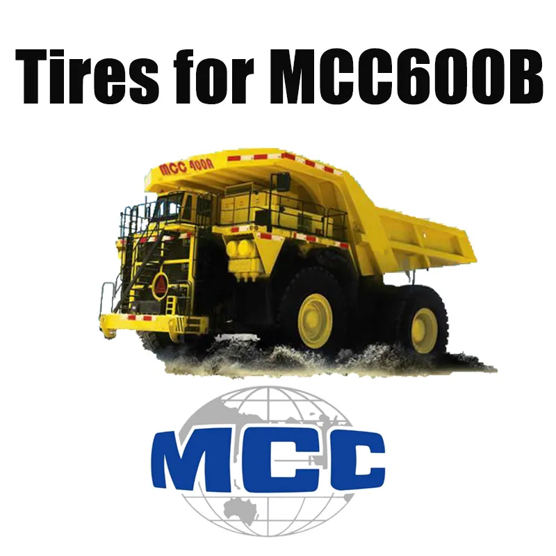 59/80R63 Les plus gros pneus OTR miniers au monde pour camions à benne rigide MCC600B