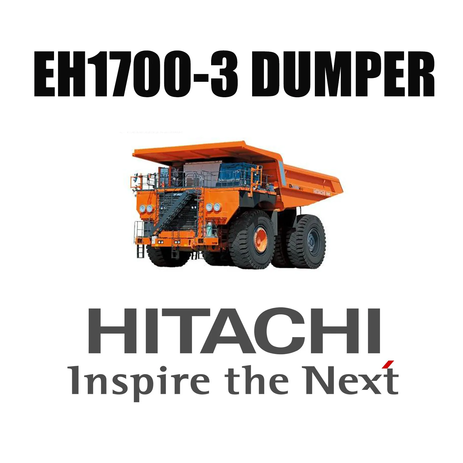 Hitachi Haul Trucks EH1700-3 équipés de pneus LUAN 27.00R49 Giant OTR