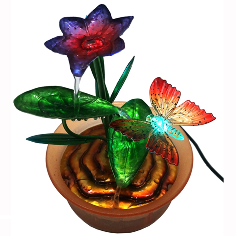 Jardinière avec fontaine de table à fleurs