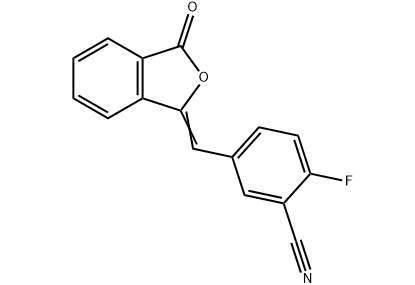 2-Fluoro-5-[(3-oxo-1(3H)-isobenzofuranylidène)méthyl]-benzonitrile