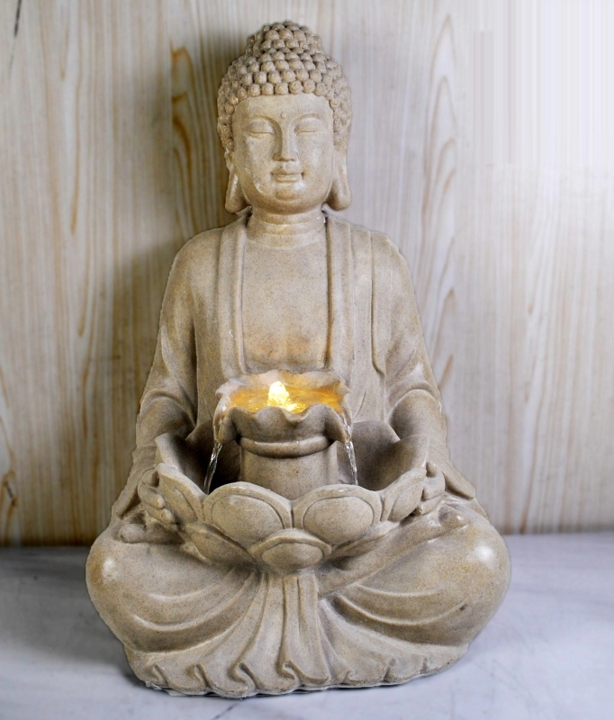 Caractéristique de l'eau du Bouddha en méditation solaire
