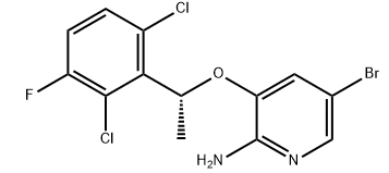 (R)-5-bromo-3-(1-(2,6-dichloro-3-fluorophényl)éthoxy)pyridin-2-amine