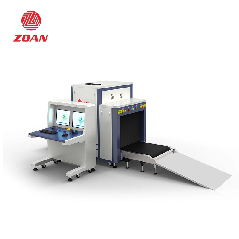 Scanner multi de bagages de rayon X de couleur d'énergie de machine de bagage de l'aéroport X Ray ZA8065