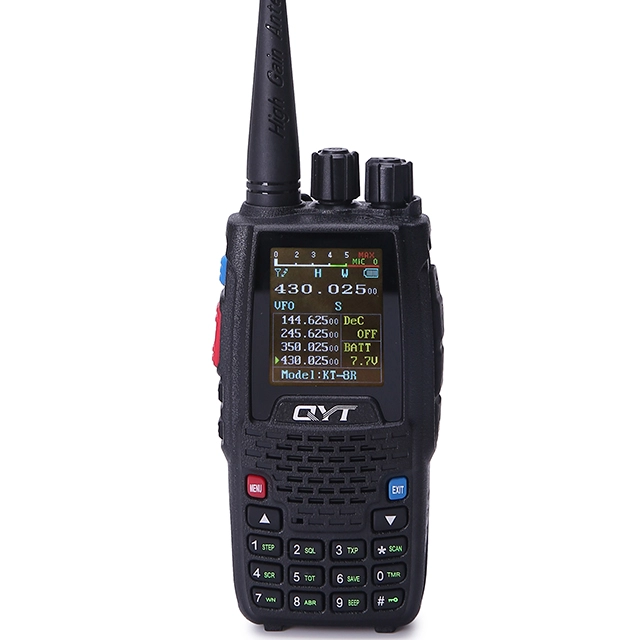 VHF UHF quadri-bande talkie-walkie radioamateur