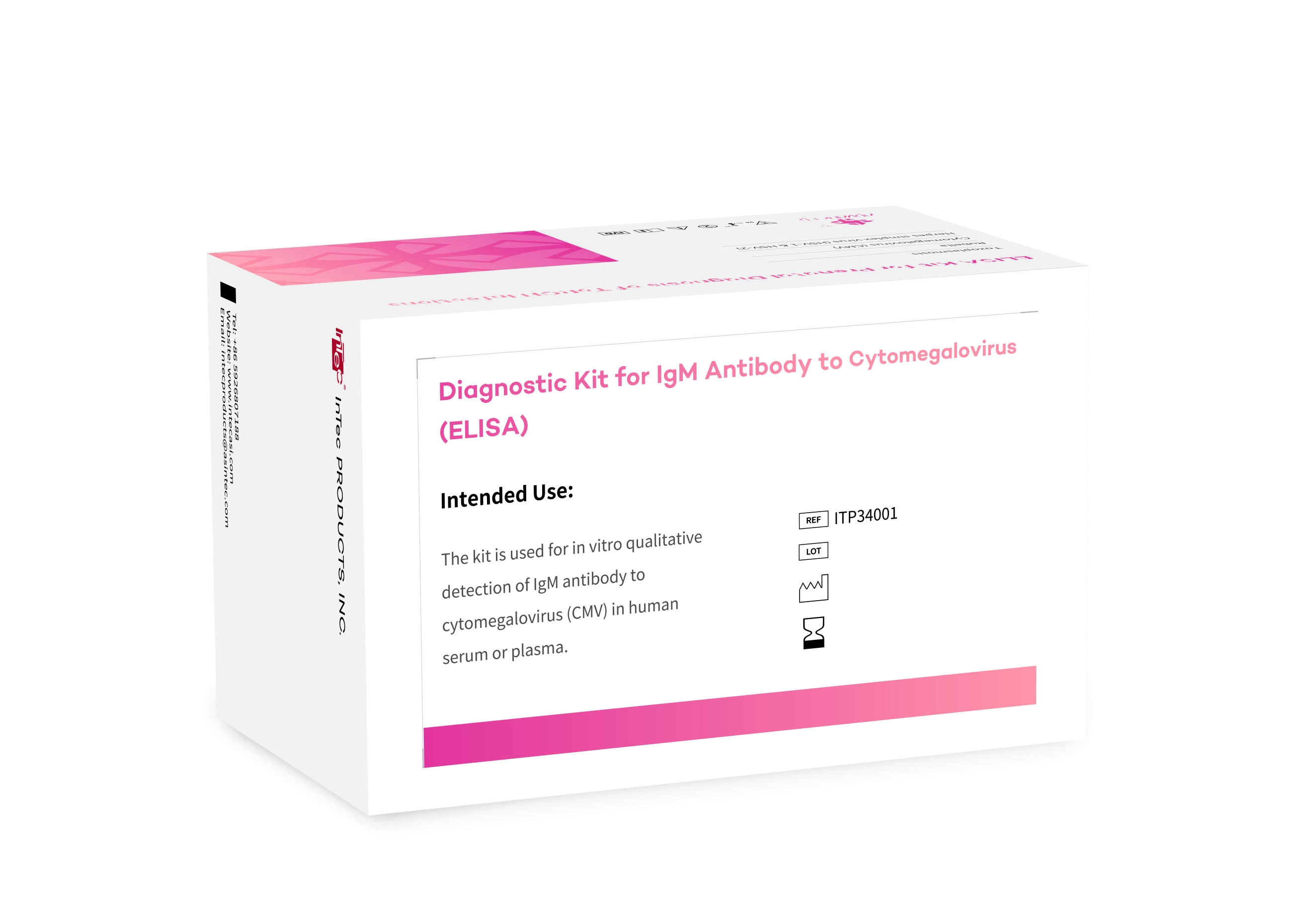 Kit de diagnostic ELISA pour les anticorps lgM dirigés contre le cytomégalovirus