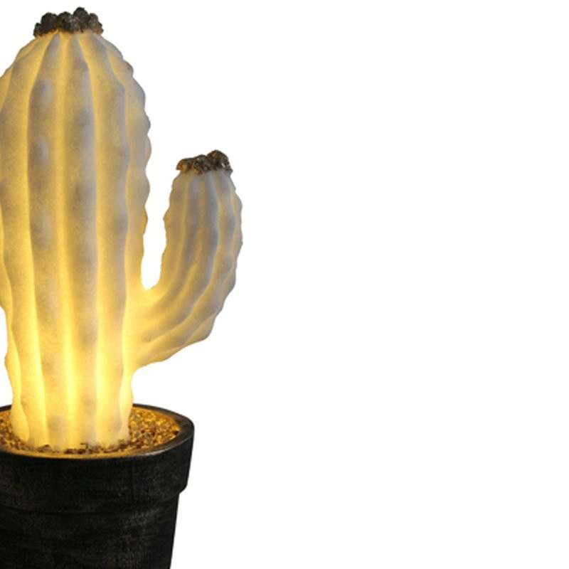 Lumières de cactus LED en grès pour une utilisation en extérieur