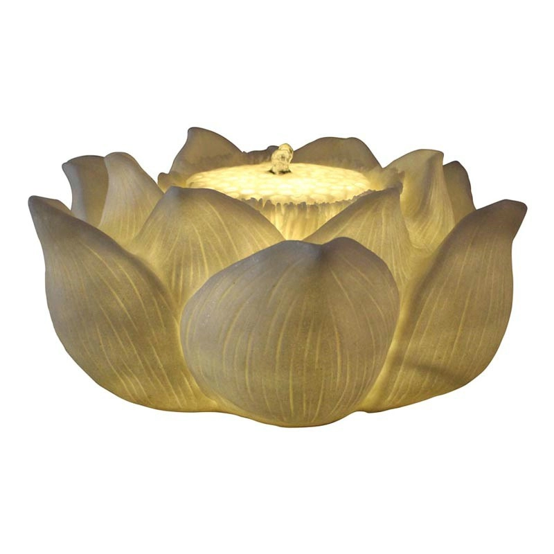 Chine Fontaine Fabrication Cascade De Fleur De Lotus Pour Le Jardin Et La Décoration Intérieure
