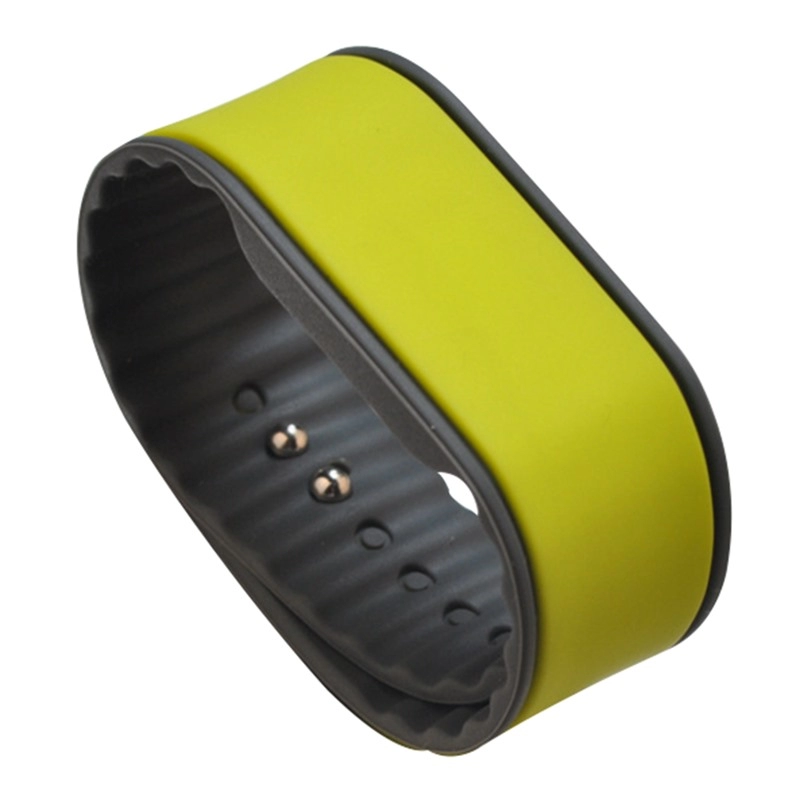 Bracelet en silicone RFID double couleur pour club de fitness