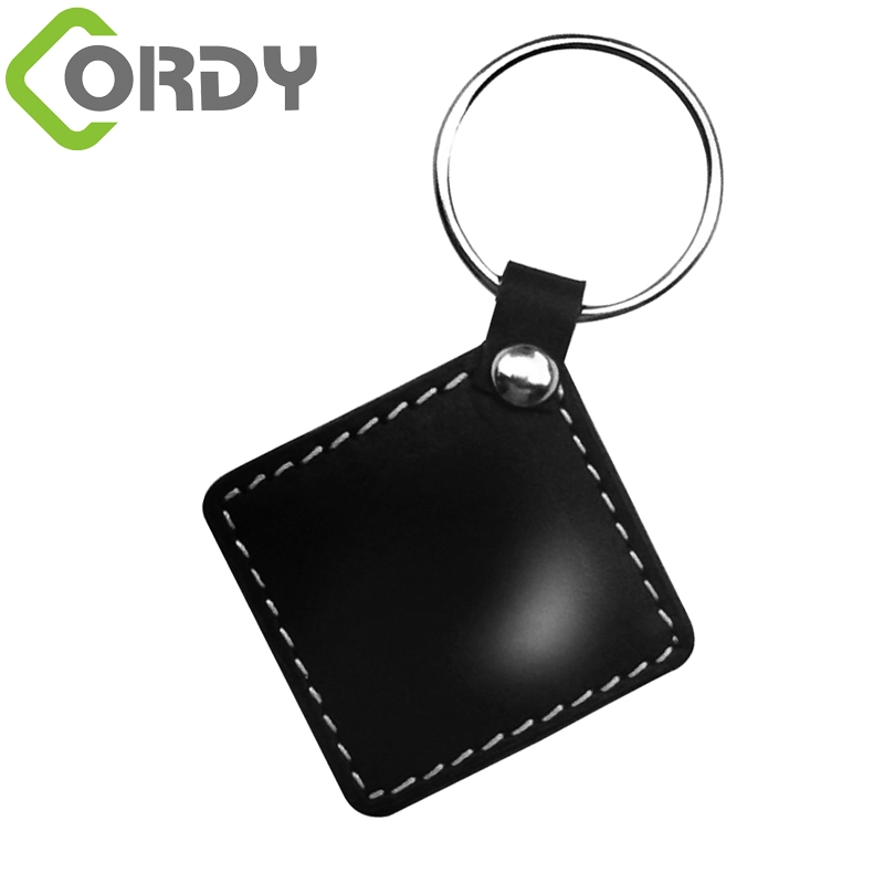Porte-clés RFID en cuir 125khz EM4200