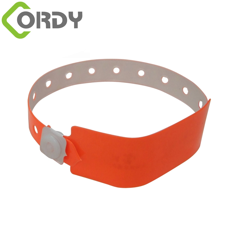 Étiquette de bracelet jetable RFID pour usage unique à l'hôpital