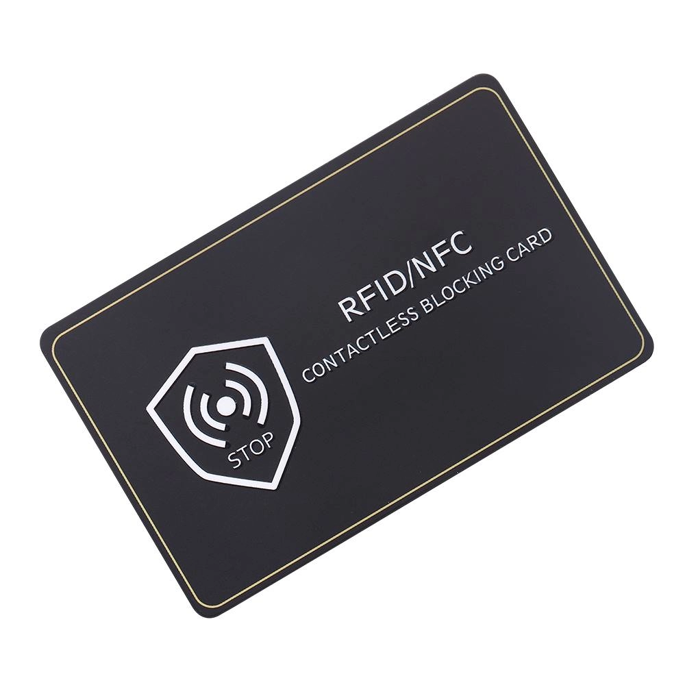 Cartes de blocage RFID 13,56 MHz NFC Cartes de blocage pour cartes de crédit Cartes bancaires