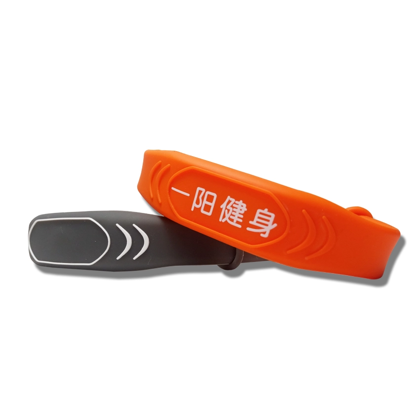 Bracelet RFID jetable ultraléger en silicone NXP MIFARE 13,56 MHz