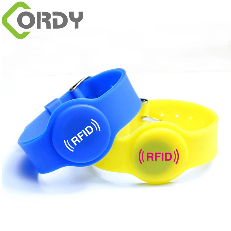 Bracelet RFID silicone 13,56 MHz HF bracelet rfid pour piscines