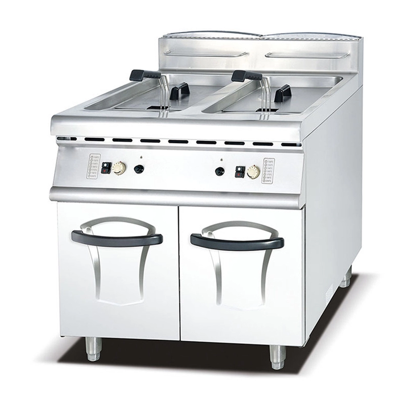 ACCOURAGER la friteuse commerciale de gaz d'acier inoxydable d'équipement de cuisine pour la cuisine d'hôtel et de restaurant