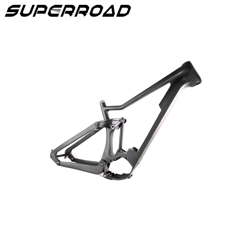 Cadre de vélo à Suspension complète de cadre en carbone Superroad 29er d'origine 650B T800 cadres de vélo électrique