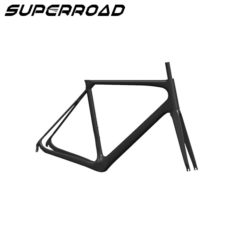 Cadre de vélo de route en carbone Superroad 700C personnalisé à vendre cadre en carbone de course de vélo Toray800