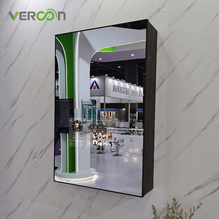 Vercon a mené le cabinet intelligent de miroir de cabinet de médecine de miroir pour la villa
