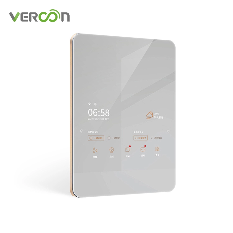 Vercon 10,1 pouces Smart Home Security Mirror avec moniteur