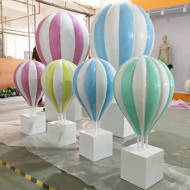Accessoires d'affichage de vitrine de montgolfière
