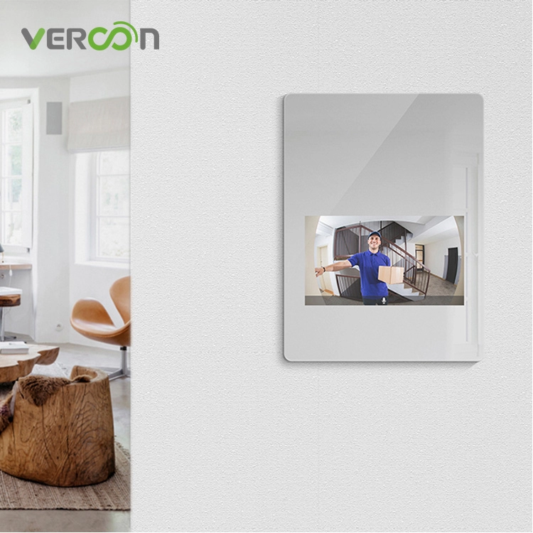 Vercon 10,1 pouces Smart Home Security Mirror avec moniteur