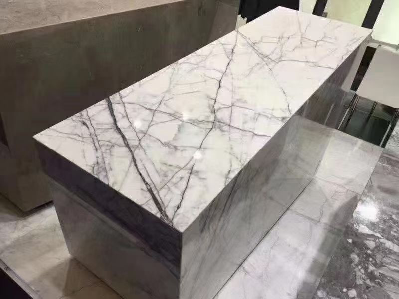 Plateau de table en marbre Black Swan