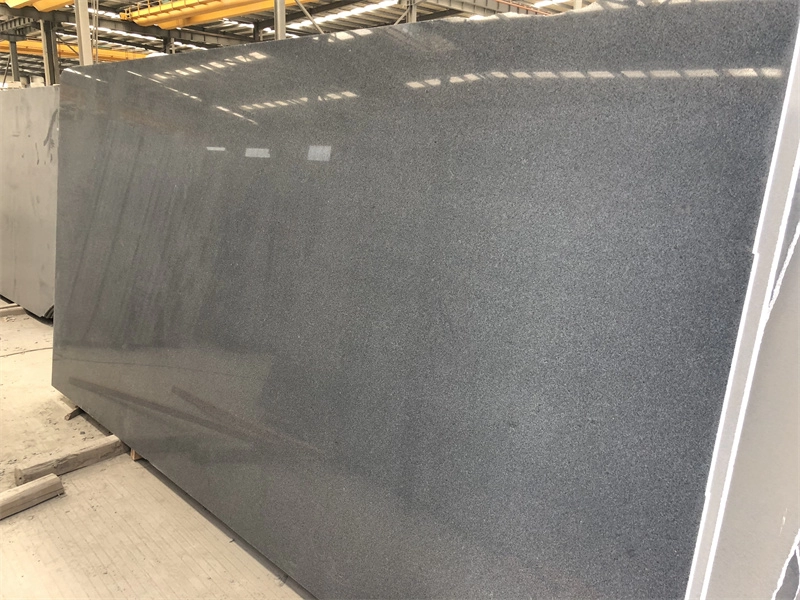 G654 Carreaux de dalles noires en granit gris foncé Impala