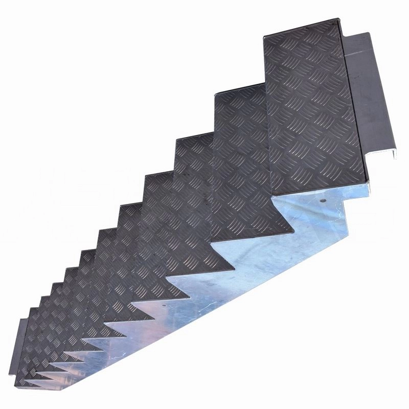 Escalier de civière en aluminium 6061-T6 avec crochets pour système d'échafaudage modulaire