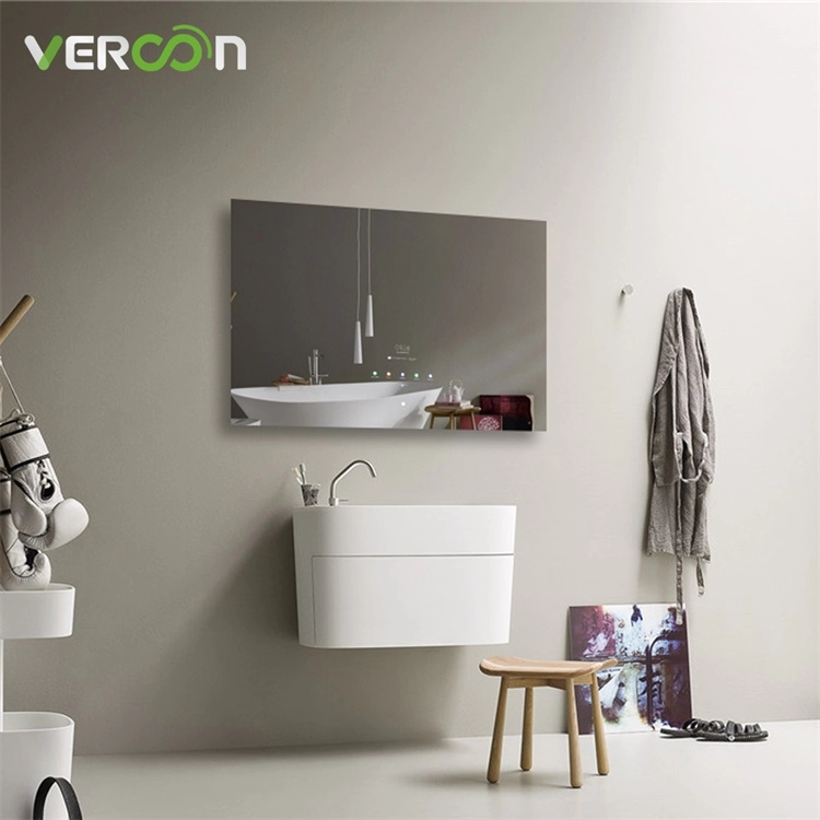Miroir de salle de bains de télévision intelligente Android 10,1 pouces avec écran étanche TV