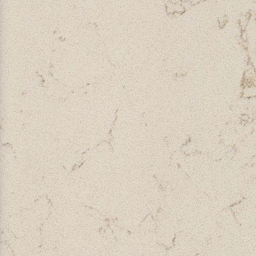 Surfaces de quartz OP6038 Beige Carrara, comptoirs en granit d'ingénierie en Chine