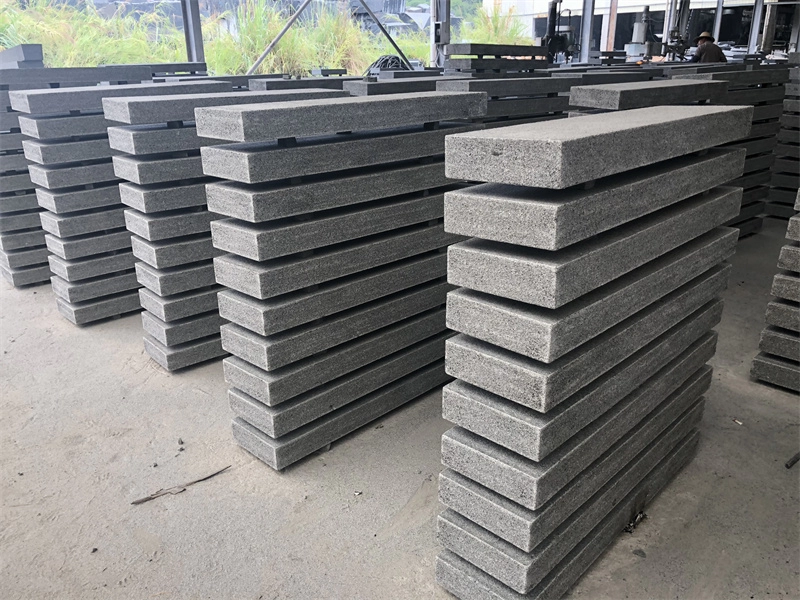 G654 Carreaux de dalles noires en granit gris foncé Impala