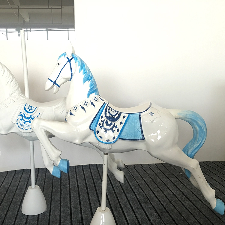 Statues d'affichage de chevaux en fibre de verre grandeur nature à vendre