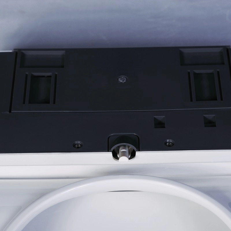 Housse de siège de toilette bidet simple non électrique avec eau froide avec fermeture lente pour salle de bain