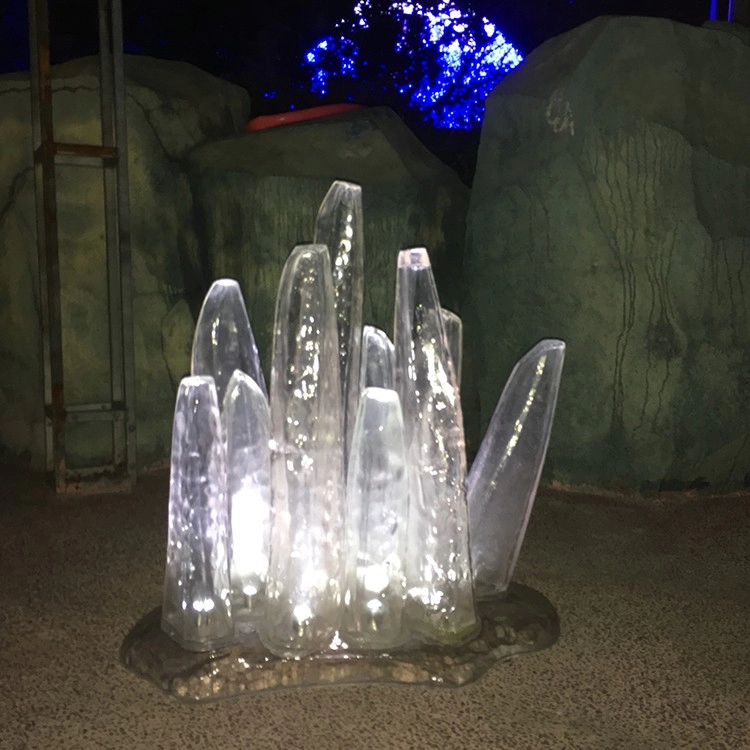 Accessoires d'affichage d'iceberg transparents d'hiver