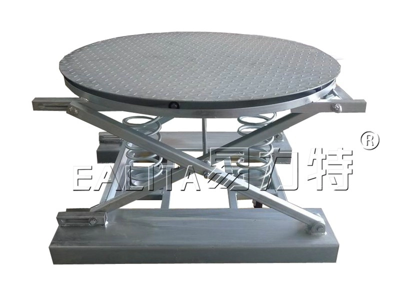 Positionneur mobile de palettes de 1,5 tonne/plateau tournant galvanisé/table de chargement M-EAPL1.5
