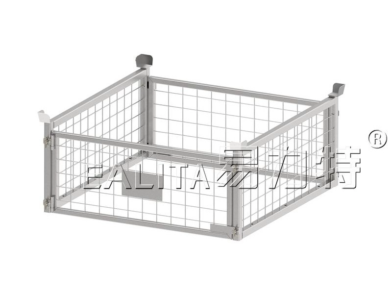 Cage à palettes de stockage et de transport de sécurité d'une capacité de 2000 kg M-PCTH-04