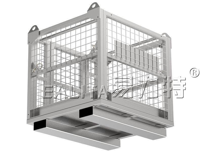 Cage de grue finie galvanisée avec treillis métallique M-WP-NC