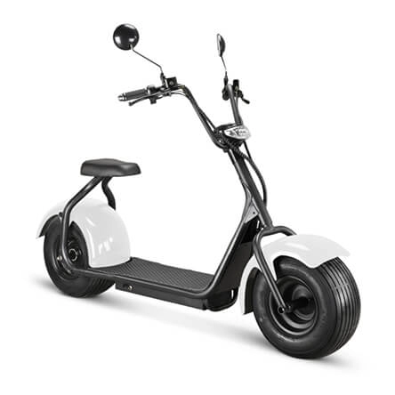 scooter électrique adulte de Citycoco de gros pneu de la CE 1500w avec la batterie d'ion de lithium