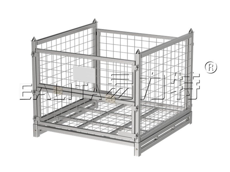 Cage pliable durable de treillis métallique de stockage de grillage M-PCM-01