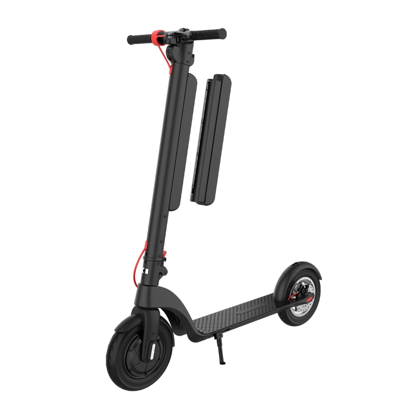 Scooter électrique portable pliable à batterie intégrée à longue portée X8