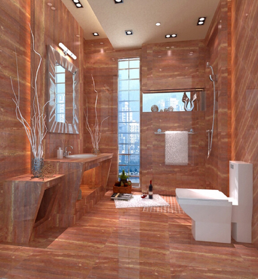 Red Travertine Tiles