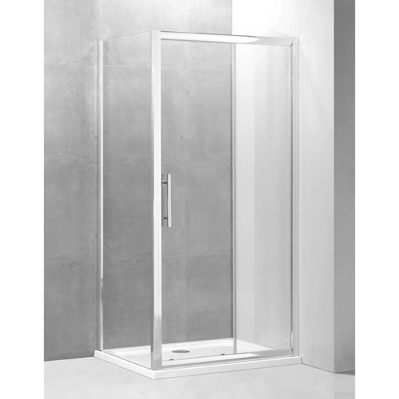 Cabines de douche à porte coulissante carrée