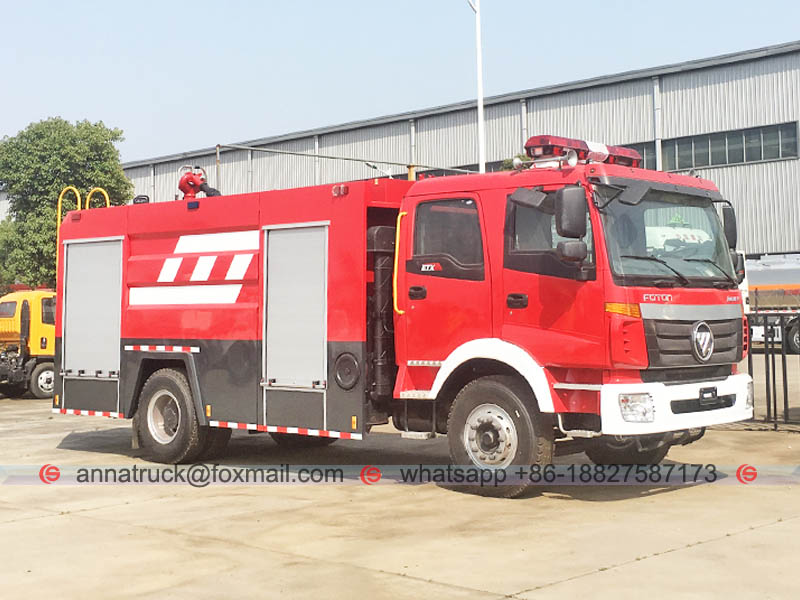 FOTON Water Foam Fire Truk-Right Front