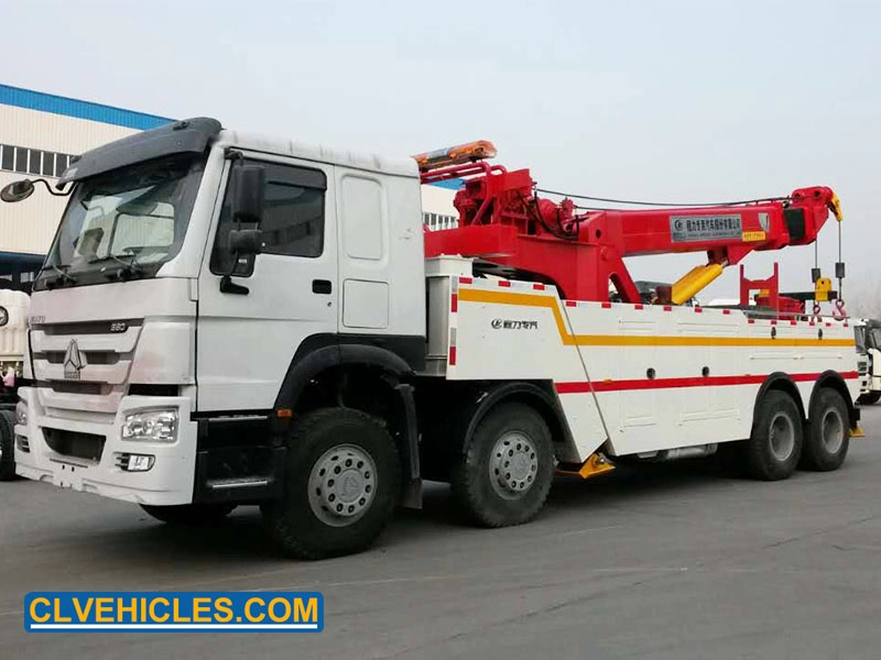 Camion de remorquage de rotateur robuste Howo 30 tonnes