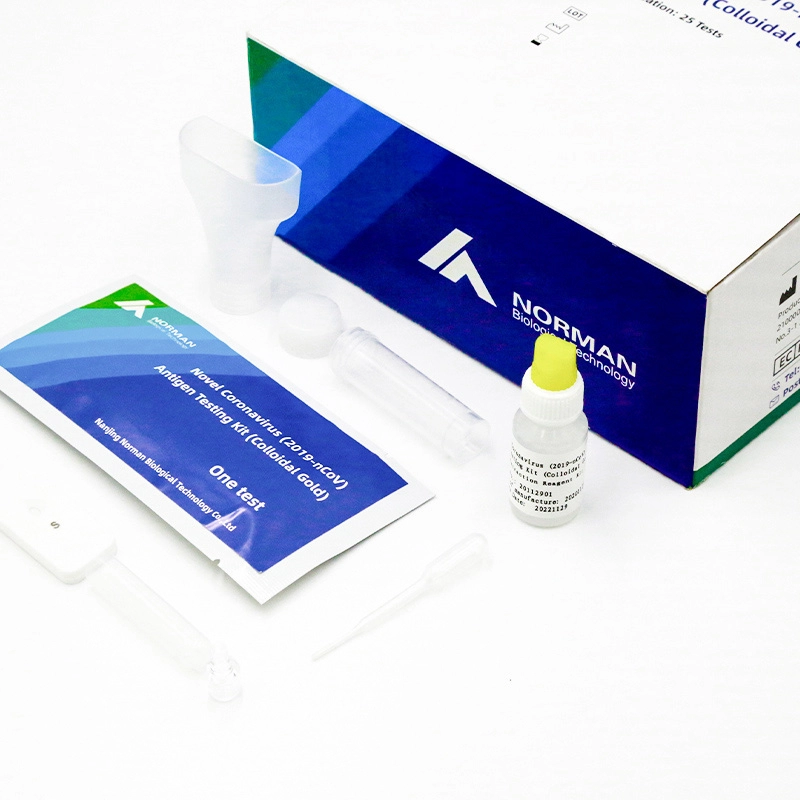 Kit de test d'antigène du nouveau coronavirus (2019-nCoV) (or colloïdal)