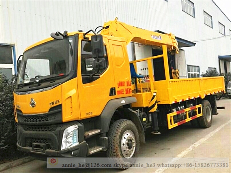 Camion de 6,3 tonnes avec grue de chargement LiuQi ChengLong