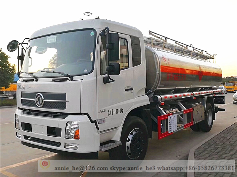 Camion-citerne de carburant en alliage d'aluminium léger de 4 000 gallons