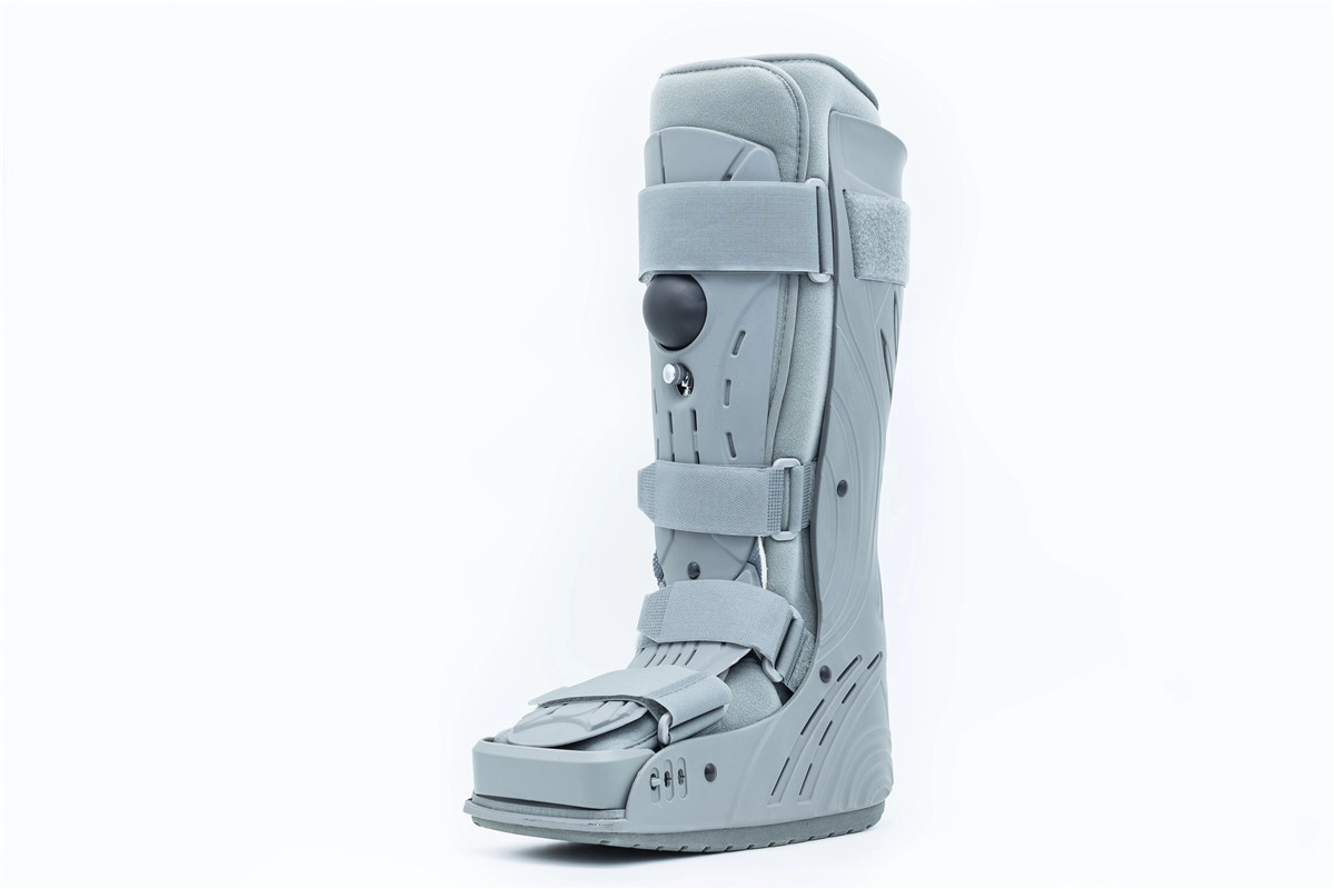 Bretelles de botte de marche pneumatiques à coque en plastique Profils hauts pour fracture du pied ou de la cheville