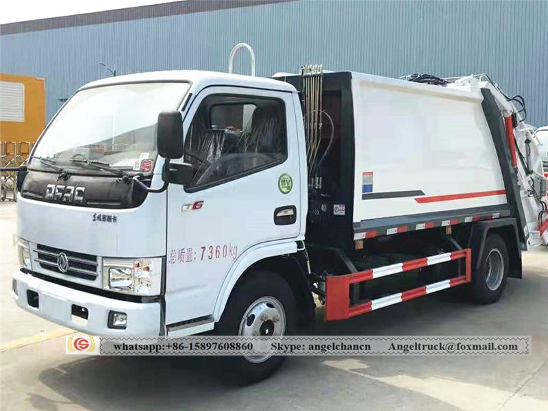 Compacteur Camion poubelle 8 m3 Collecteur de déchets Dongfeng